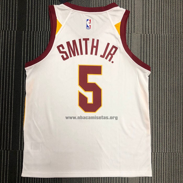 Camiseta Cleveland Cavaliers Cavaliers Dennis Smith NO 5 Association 2017-18 Blanco